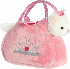 Aurora® Fashionable Fancy Pals™ Princess Kitten™ Stuffed Animal - On-The-go Companions - Stylish Accessories - Multicolor 8 Inches