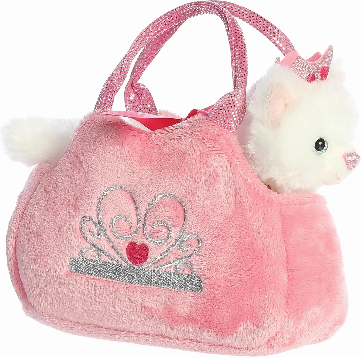 Aurora® Fashionable Fancy Pals™ Princess Kitten™ Stuffed Animal - On-The-go Companions - Stylish Accessories - Multicolor 8 Inches