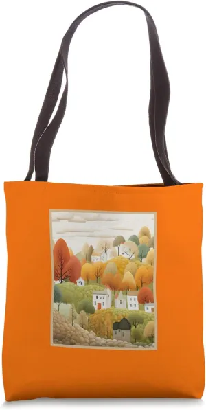 Autumn Retreat Hillside Serenity Vibes Tote Bag