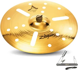 Avedis Zildjian Company 20820 20inch CUSTOM EFX DRUMSET CYMBAL WITH MEDIUM TO LOW PROFILE With ZKEY (A20820)
