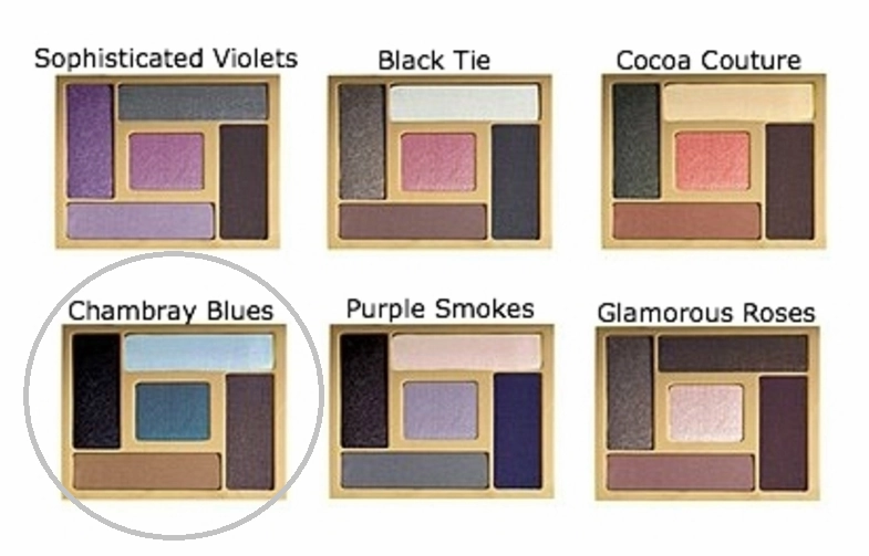 Avon Luxe Chambray Blues Eyeshadow Palette