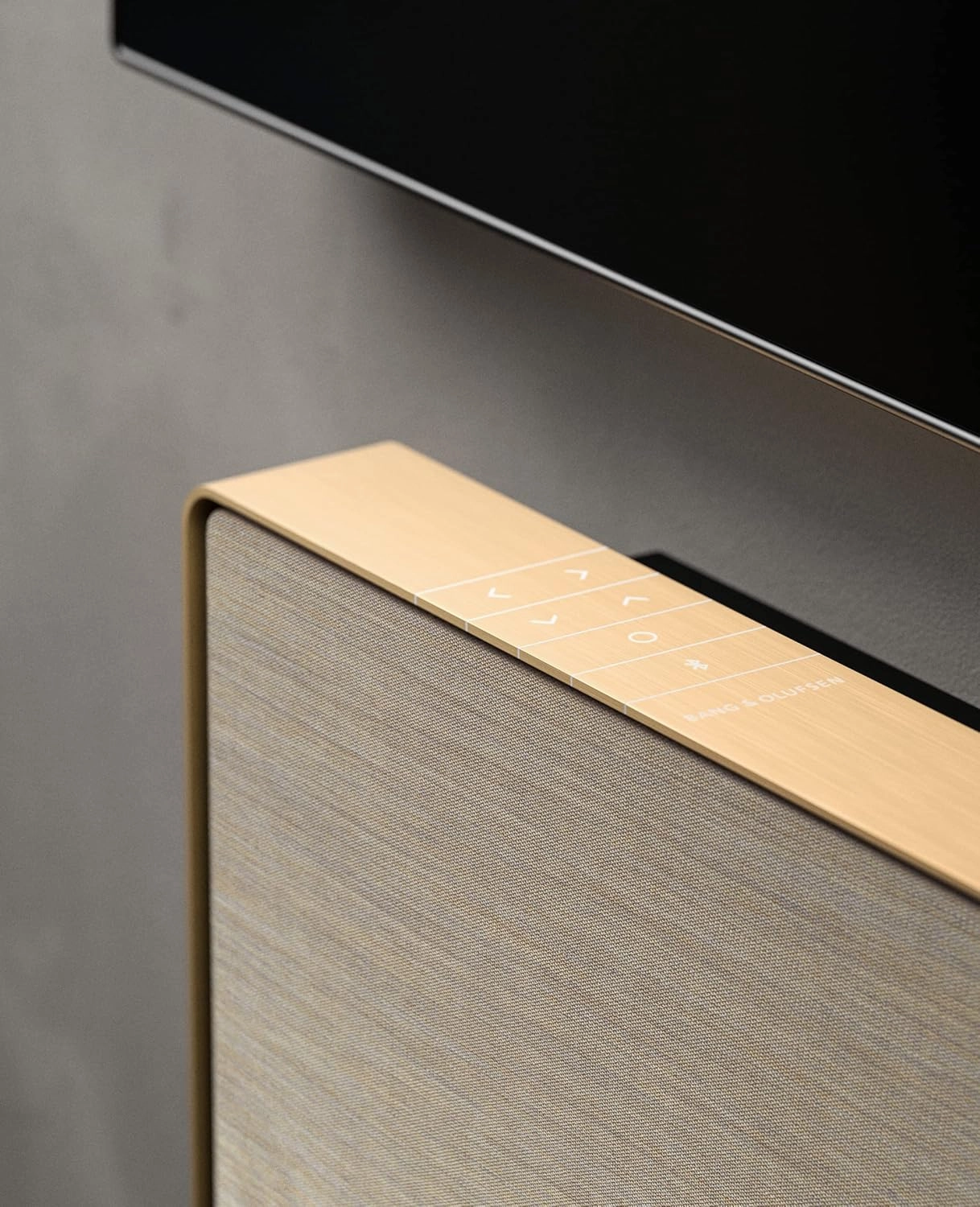 Bang & Olufsen Beosound Stage – Dolby Atmos Soundbar – TV and WiFi Speaker, Gold Tone/Golden