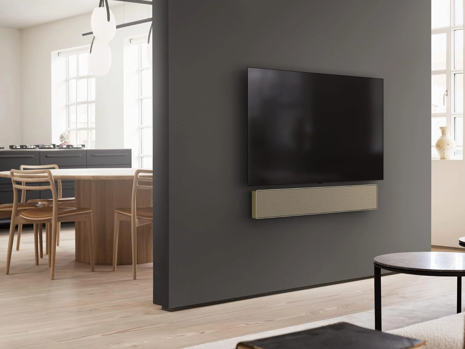 Bang & Olufsen Beosound Stage – Dolby Atmos Soundbar – TV and WiFi Speaker, Gold Tone/Golden