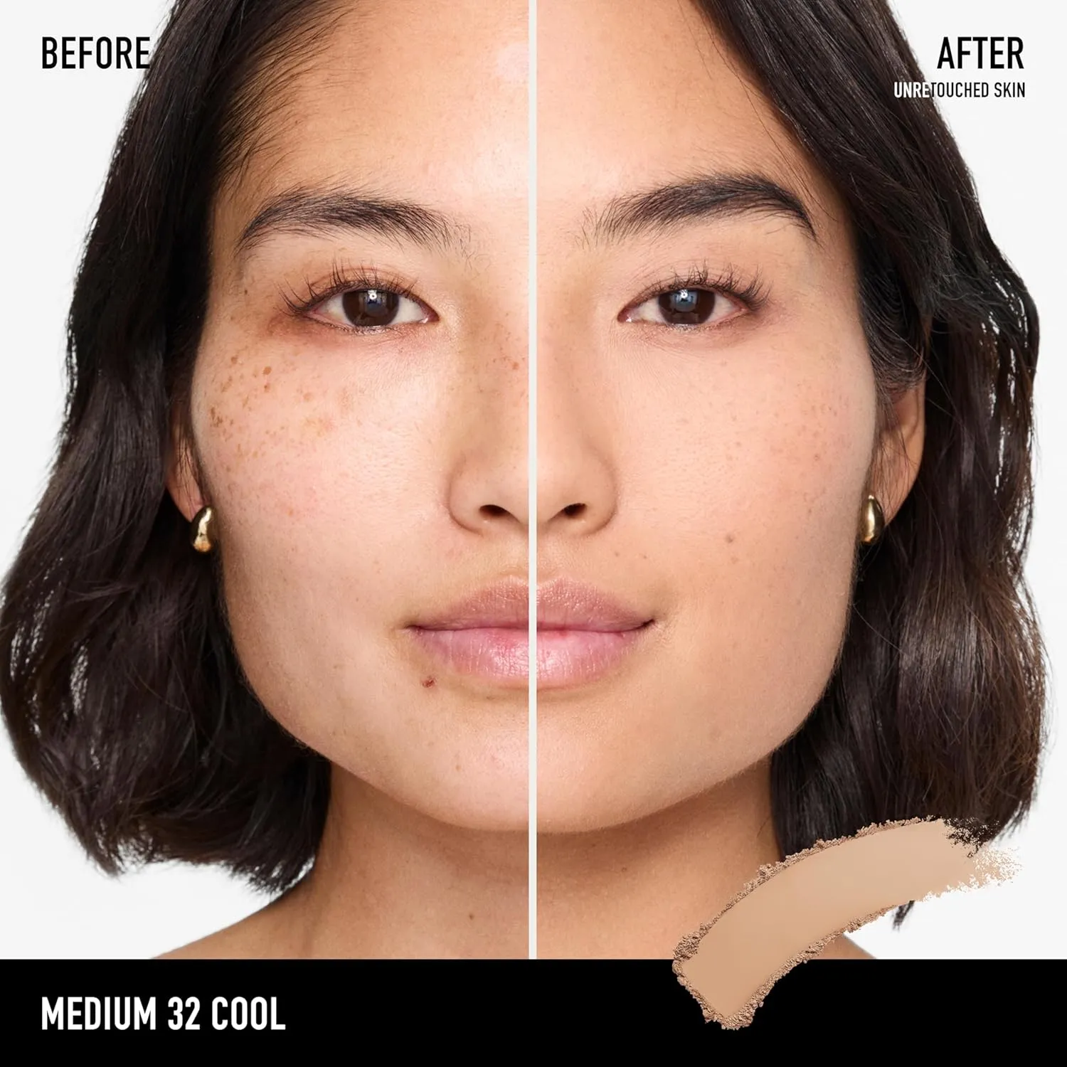 bareMinerals Barepro Skin-Perfecting Powder Foundation, Matte Pressed Powder Foundation Full Coverage with Plant-Based Squalene, Oil Control, Vegan