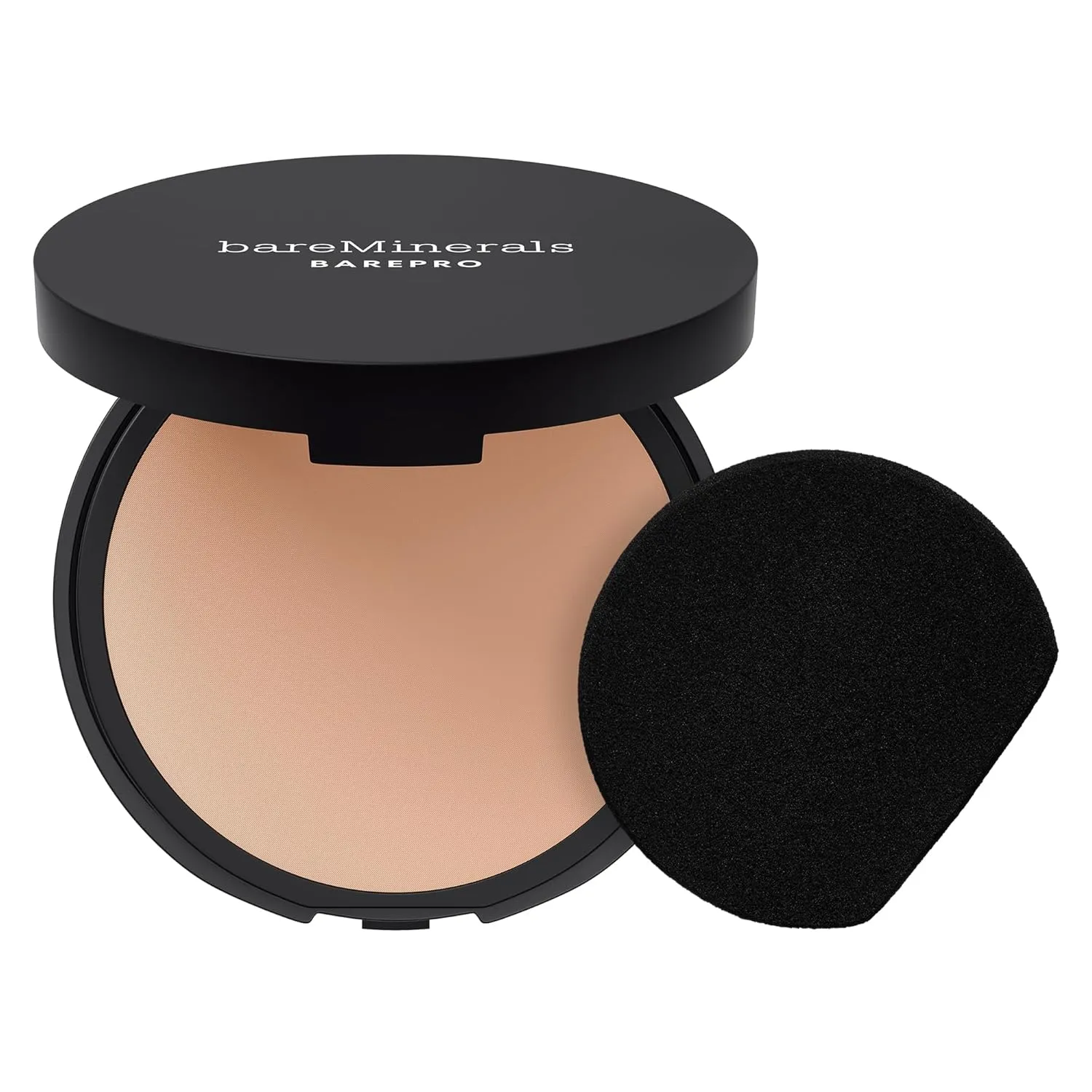 bareMinerals Barepro Skin-Perfecting Powder Foundation, Matte Pressed Powder Foundation Full Coverage with Plant-Based Squalene, Oil Control, Vegan