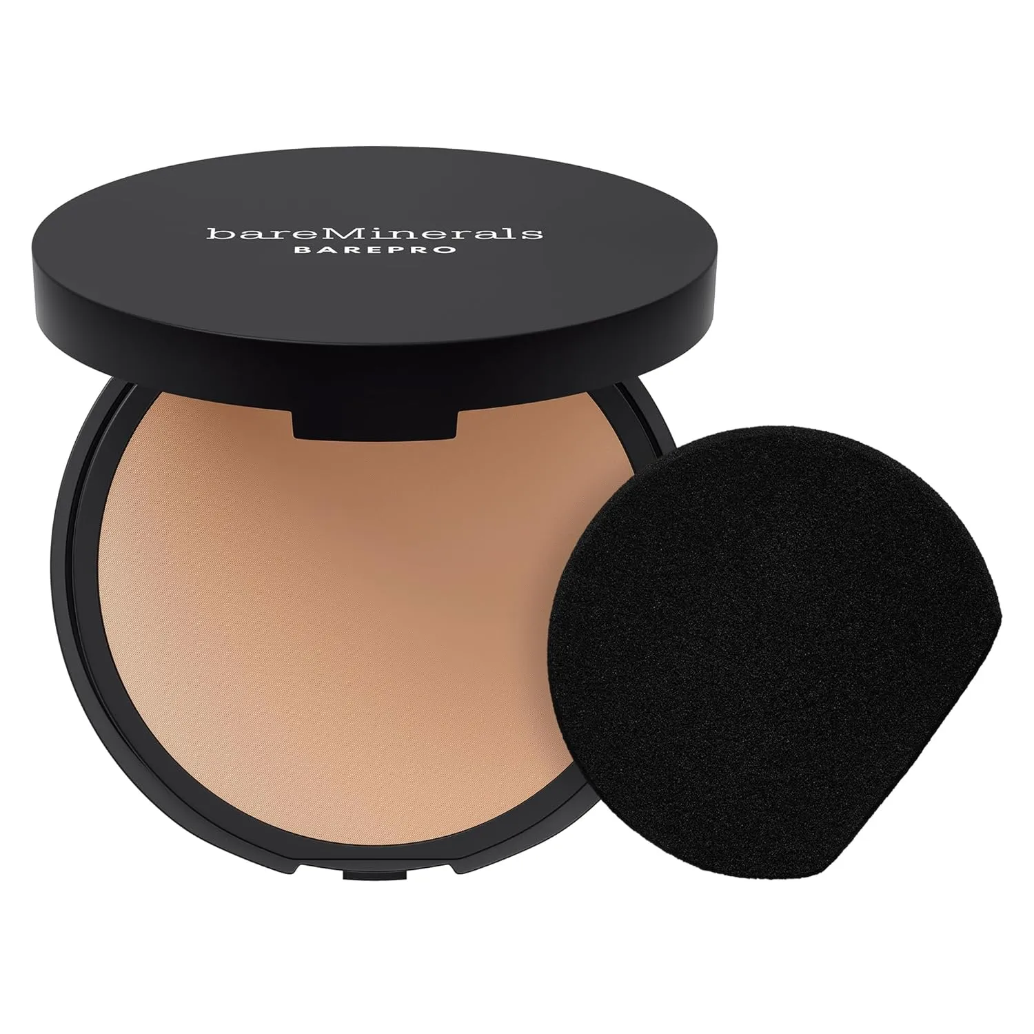 bareMinerals Barepro Skin-Perfecting Powder Foundation, Matte Pressed Powder Foundation Full Coverage with Plant-Based Squalene, Oil Control, Vegan
