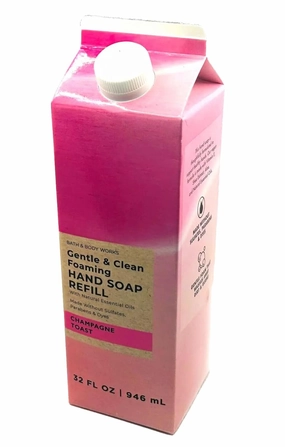 Bath   Body Works Gentle Foaming Hand Soap Refill - XL Size - 32 oz Compatible with all Bath & Body Works Gentle Foaming Hand Soap Bottles (Champagne Toast)