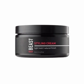 Beast Hair Styling Cream Paste, Light Hold, Nourishing Flexible Pliable for Men & Women with a Natural Matte Finish