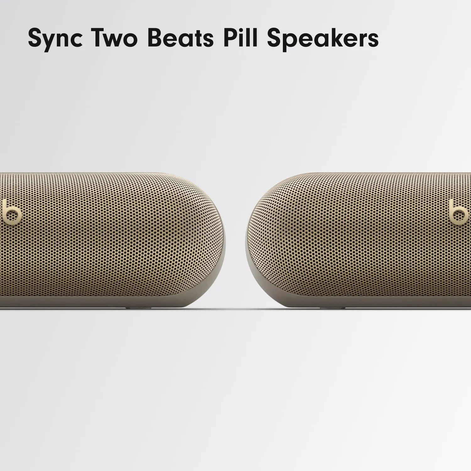 Beats Pill - Portable Bluetooth Speaker- Up to 24H Battery Life, Water Resistant, Bluetooth, Apple & Android Compatible, Seriously Loud Sound for Home, Outdoor and Travel- Champagne Gold