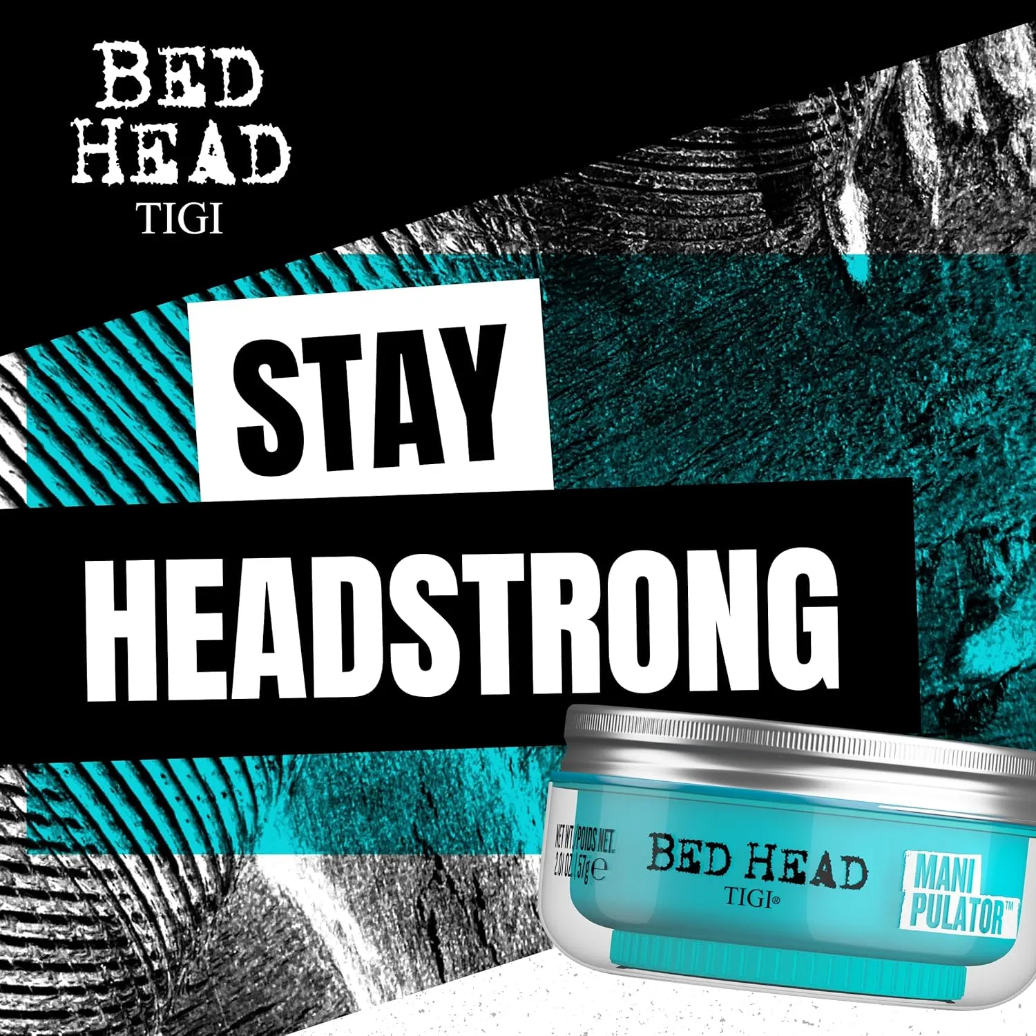Bed Head by TIGI Manipulator Texturizing Putty - Premium Hair Putty for Men & Women - Incredible Texture & Style - For Styling Short to Medium Hair - Finish on Wet or Dry Hair - 2.01 oz (Pack of 6)