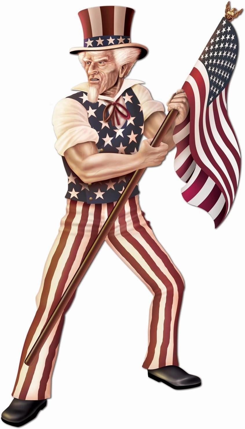 Beistle Jointed Uncle Sam 5' 6"