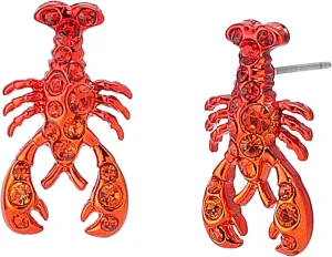 Betsey Johnson Women's Mermaid Jewels Lobster Stud Earrings