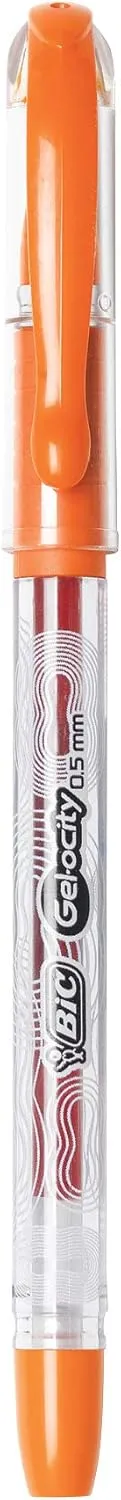 BIC Gel-ocity Smooth Stic Gel Pen, Fine Point (0.5mm), Assorted Colors, 36-Count, Vibrant and Smooth Gel Ink Pens