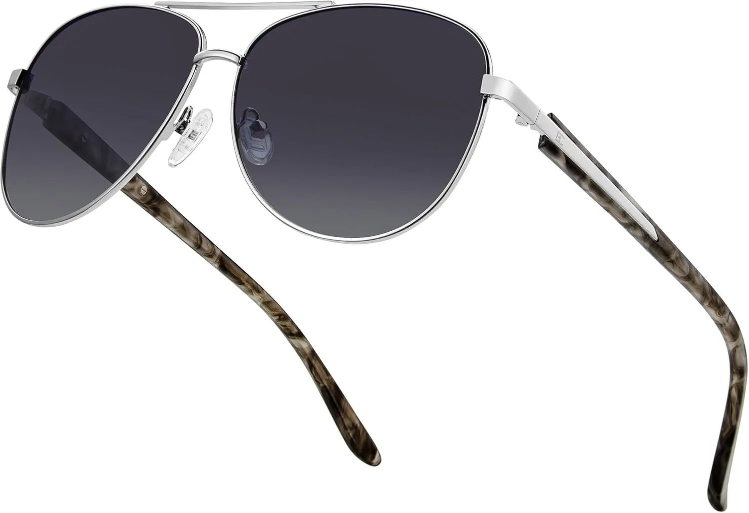 BIRCEN Polarized Aviator Sunglasses for Women : UV Protection Acetate Square Sunglass With Retro Classic Style