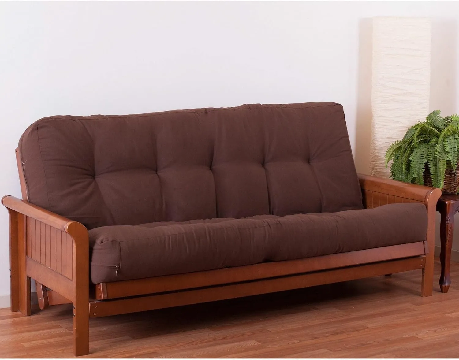 Blazing Needles Renewal 9" Twill Futon Mattress, Full, Aqua Blue