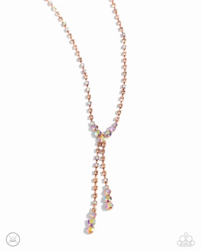 Blinding Balance Copper Necklace Paparazzi