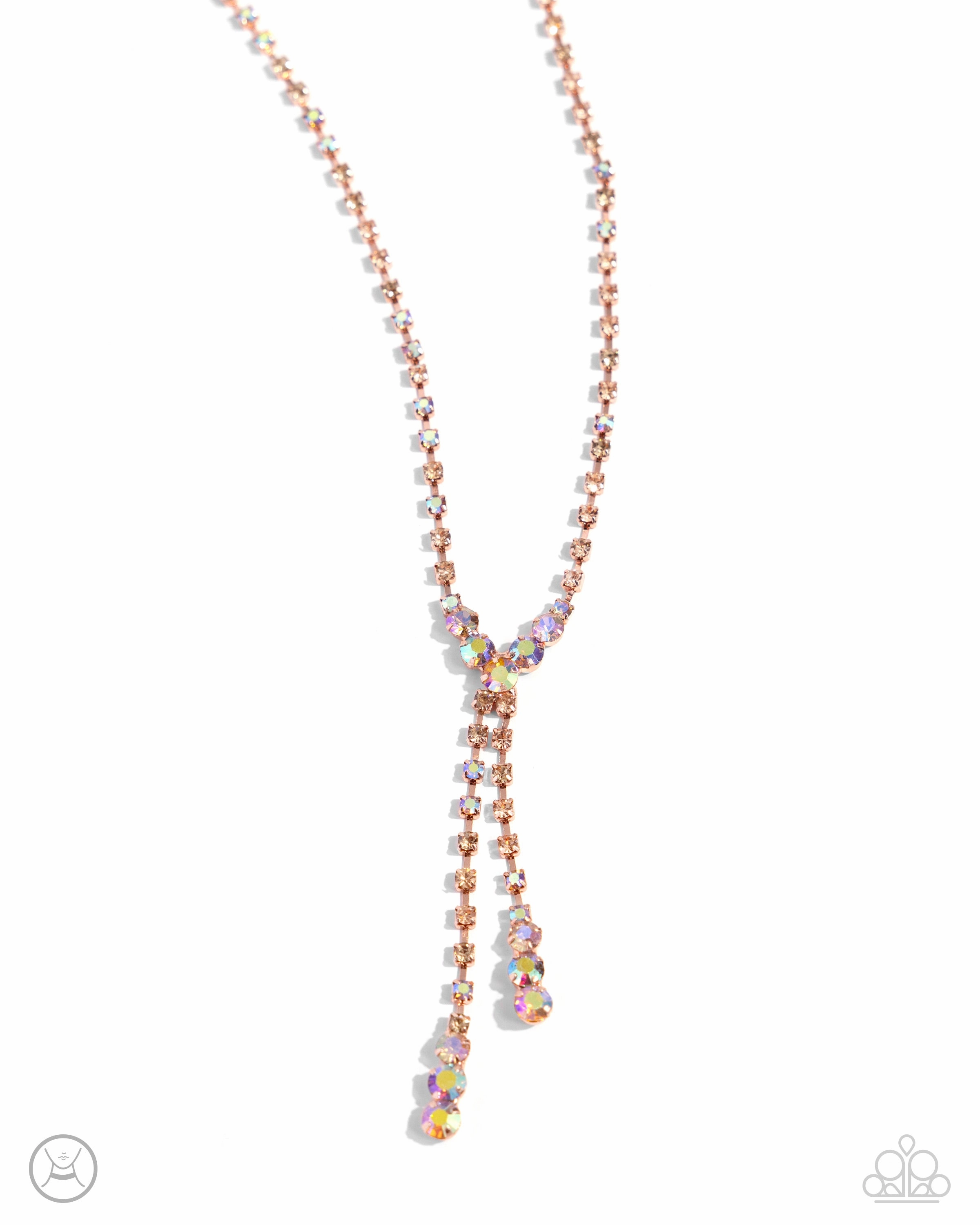 Blinding Balance Copper Necklace Paparazzi