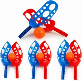 Boley 12 Piece Scoop Toss and Catch Ball Set - Assorted Colors - Great for Outdoor Activities, Lawn Parties, Active Games - Family Fun Set for Kids and Adults