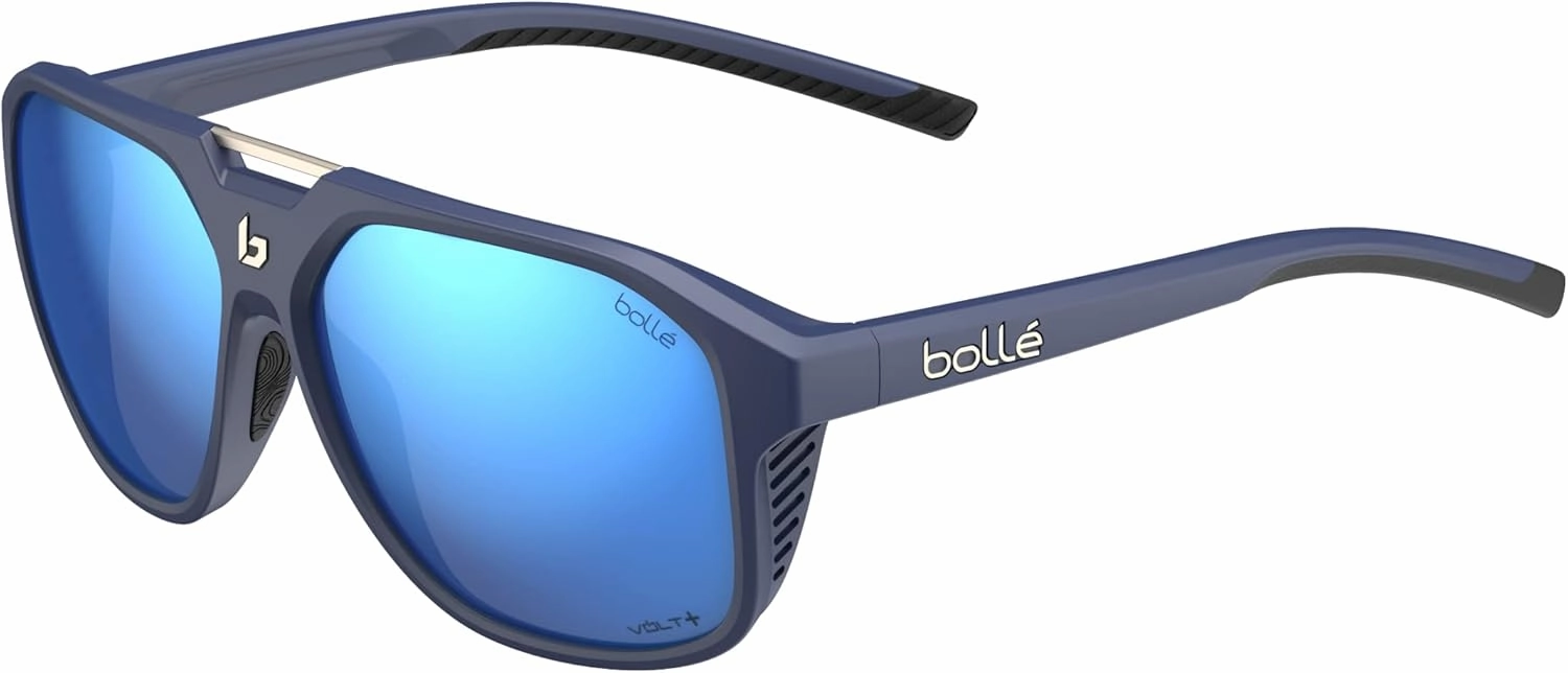 Bollé - ARCADIA, Dark Blue Matte, Volt  Offshore Polarized, Large, Sunglasses, Unisex, Adult