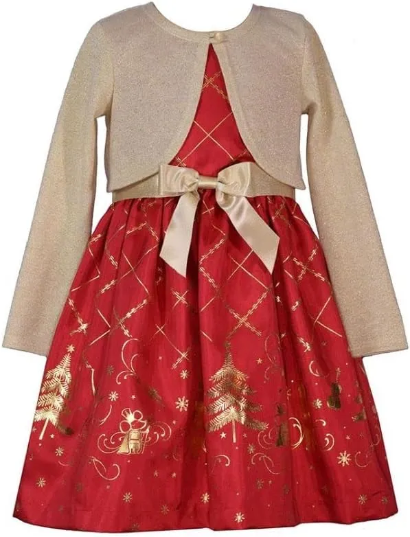 Bonnie Jean Girls Christmas Holiday Special Occasion Party Nutcracker Dress