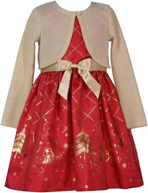 Bonnie Jean Girls Christmas Holiday Special Occasion Party Nutcracker Dress