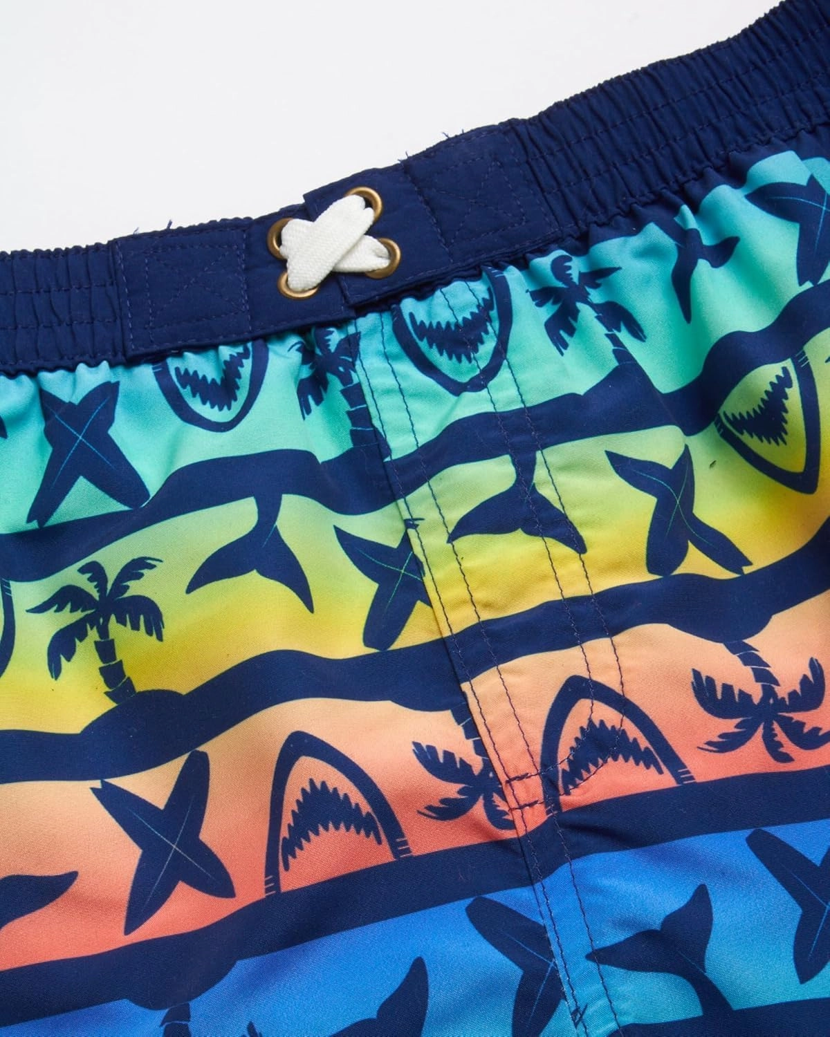 Boys Rash Guard Swimsuit Set - Kids Short Sleeve Bathing Suit Swimwear Sets (Sizes: 5-12)