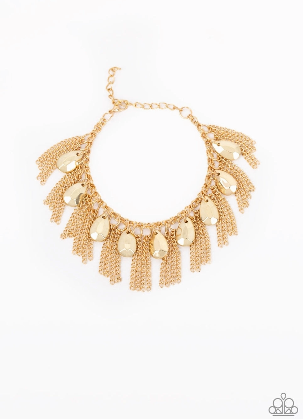 Brag Swag Gold bracelet - Paparazzi Accessories