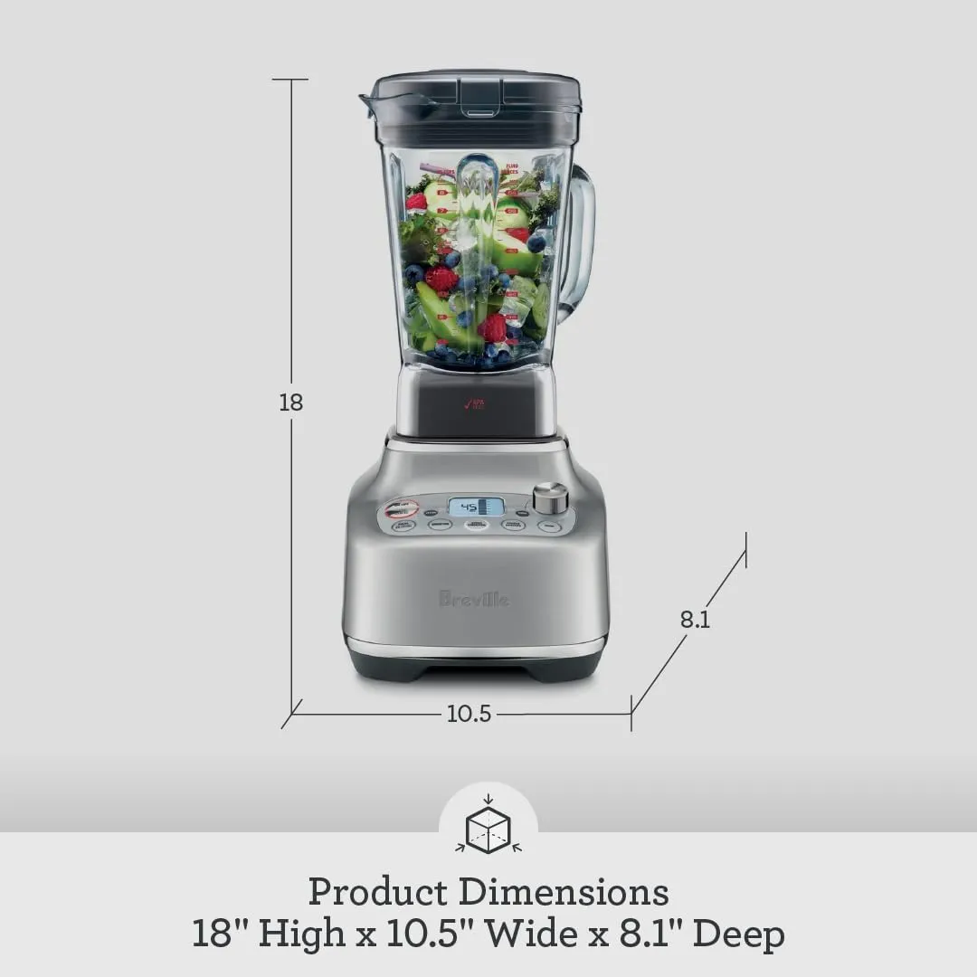 Breville BBL920RCH Super Q Commercial-Grade Home Blender, Royal Champagne