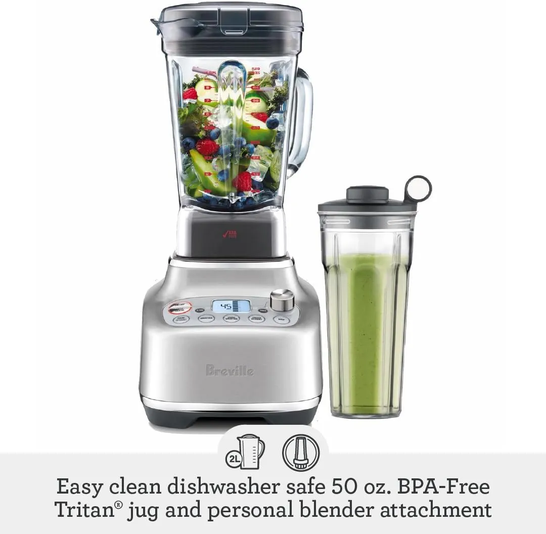 Breville BBL920RCH Super Q Commercial-Grade Home Blender, Royal Champagne