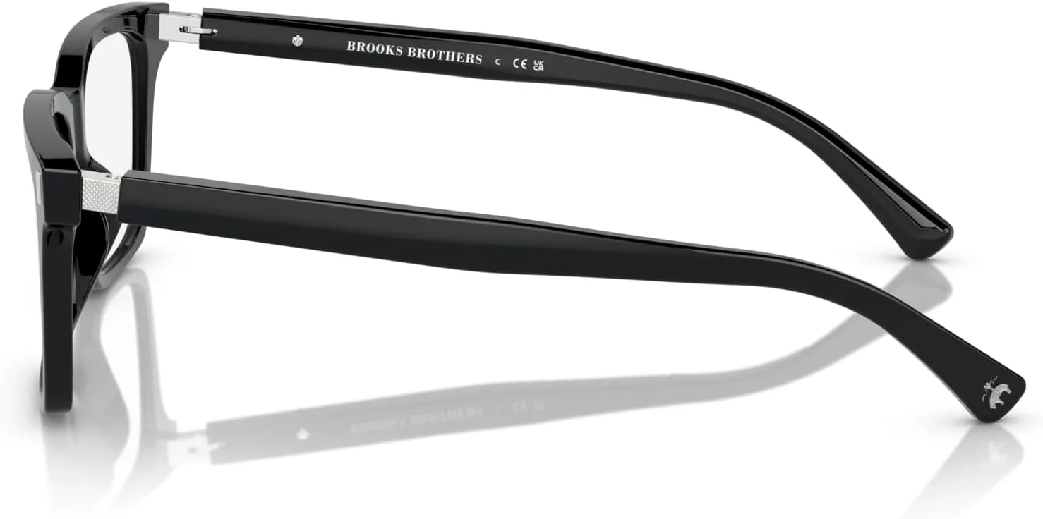 Brooks Brothers Mens BB2061u Universal Fit Square Prescription Eyewear Frames