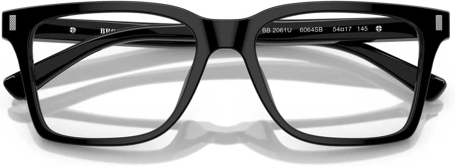 Brooks Brothers Mens BB2061u Universal Fit Square Prescription Eyewear Frames