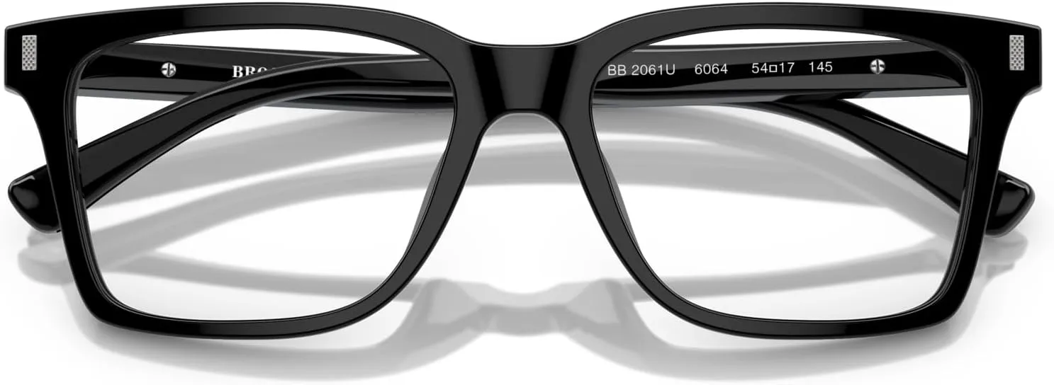 Brooks Brothers Mens BB2061u Universal Fit Square Prescription Eyewear Frames