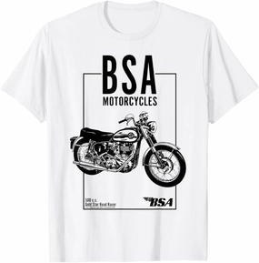 BSA Motorcycles 500 Gold Star Road Racer T-Shirt