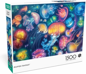 Buffalo Games - Eduard - Jellyfish Fantasy - 1500 Piece Jigsaw Puzzle for Adults - Challenging Puzzle Perfect for Game Nights - Finished Size is 38.50 x 26.50
