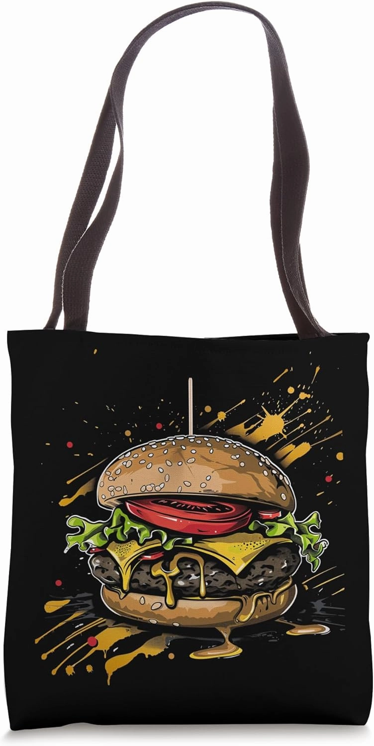 Burger Pop Tote Bag