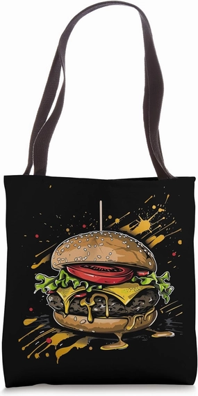 Burger Pop Tote Bag