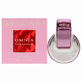 Bvlgari Women's Eau De Toilette Perfume Omnia Pink Sapphire, 1.35 Ounce, Multi