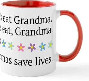 CafePress Commas Save Lives 11 oz (325 ml) Ceramic Coffee Mug