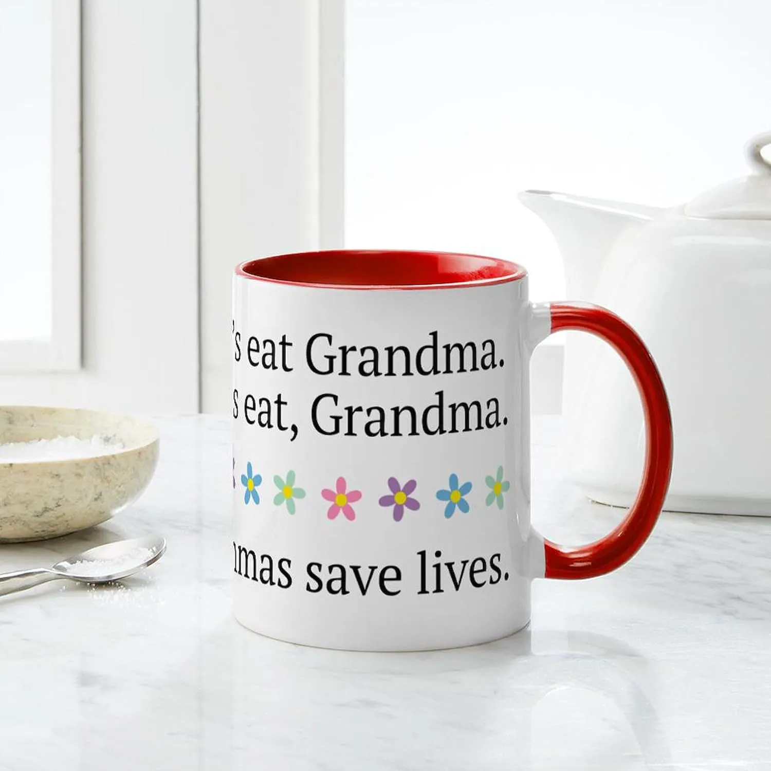 CafePress Commas Save Lives 11 oz (325 ml) Ceramic Coffee Mug
