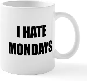 CafePress I Hate Mondays Mug 11 oz (325 ml) Ceramic Coffee Mug