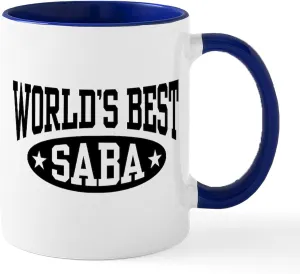 CafePress World's Best Saba Mug 11 oz (325 ml) Ceramic Coffee Mug