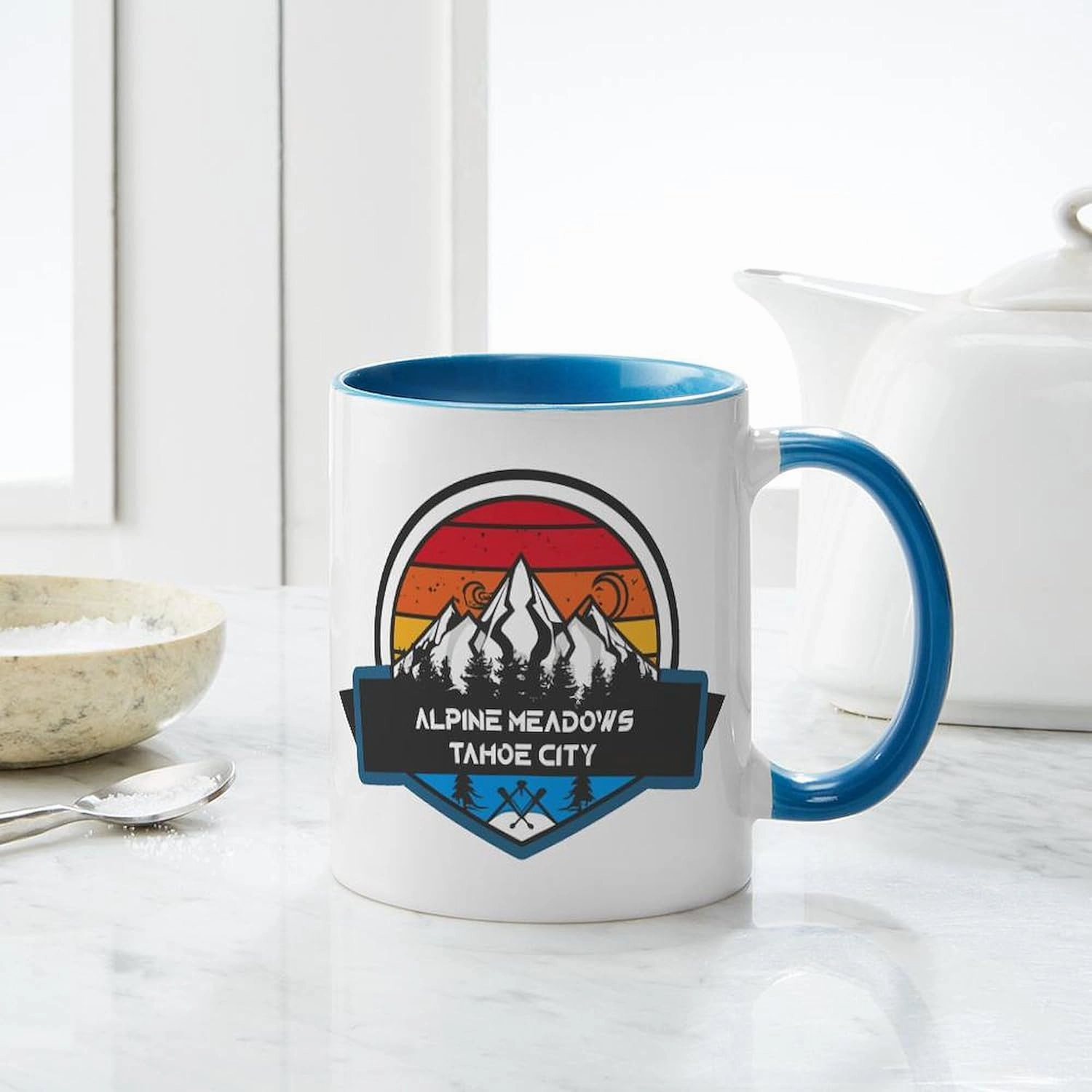 CafePress Alpine Meadows Tahoe City California Mugs 11 oz (325 ml) Ceramic Coffee Mug