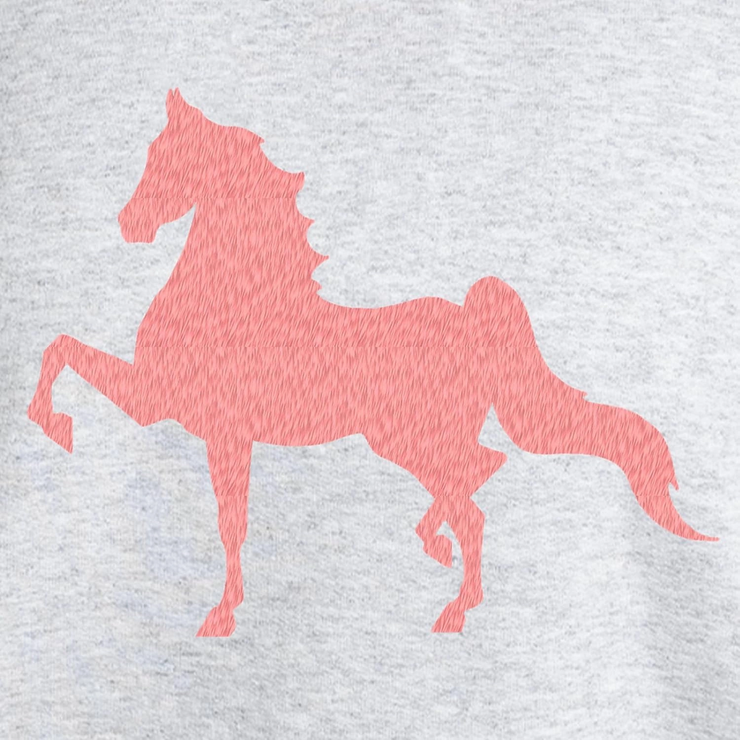 CafePress American Saddlebred Pink Pattern Women's Hooded Women's Light Hooded Pullover Sweatshirt