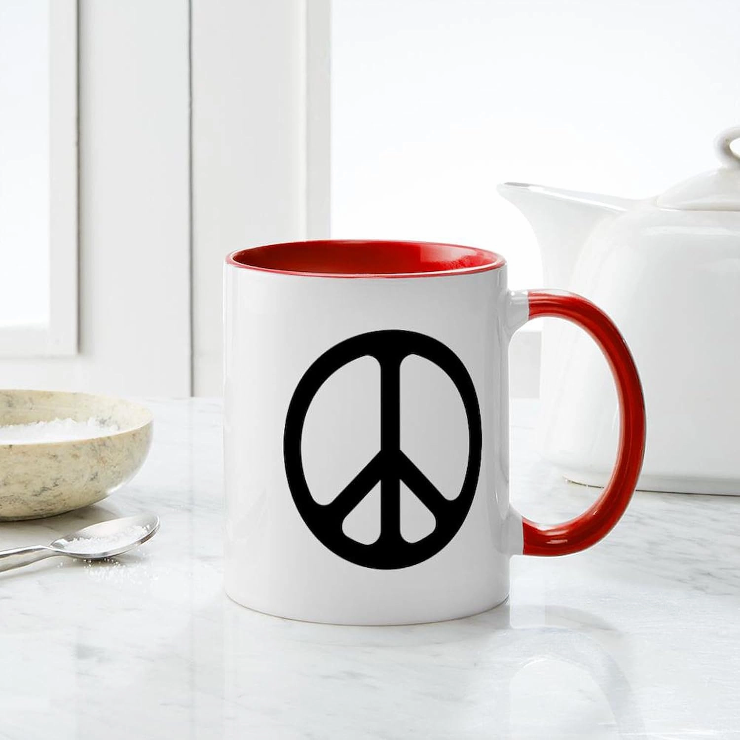 CafePress Black CND Logo Mug 11 oz (325 ml) Ceramic Coffee Mug
