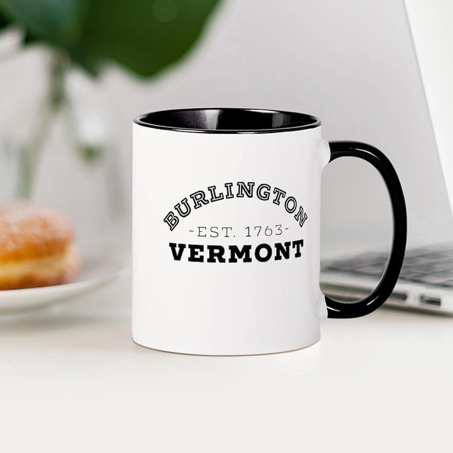 CafePress Burlington Vermont Mugs 11 oz (325 ml) Ceramic Coffee Mug