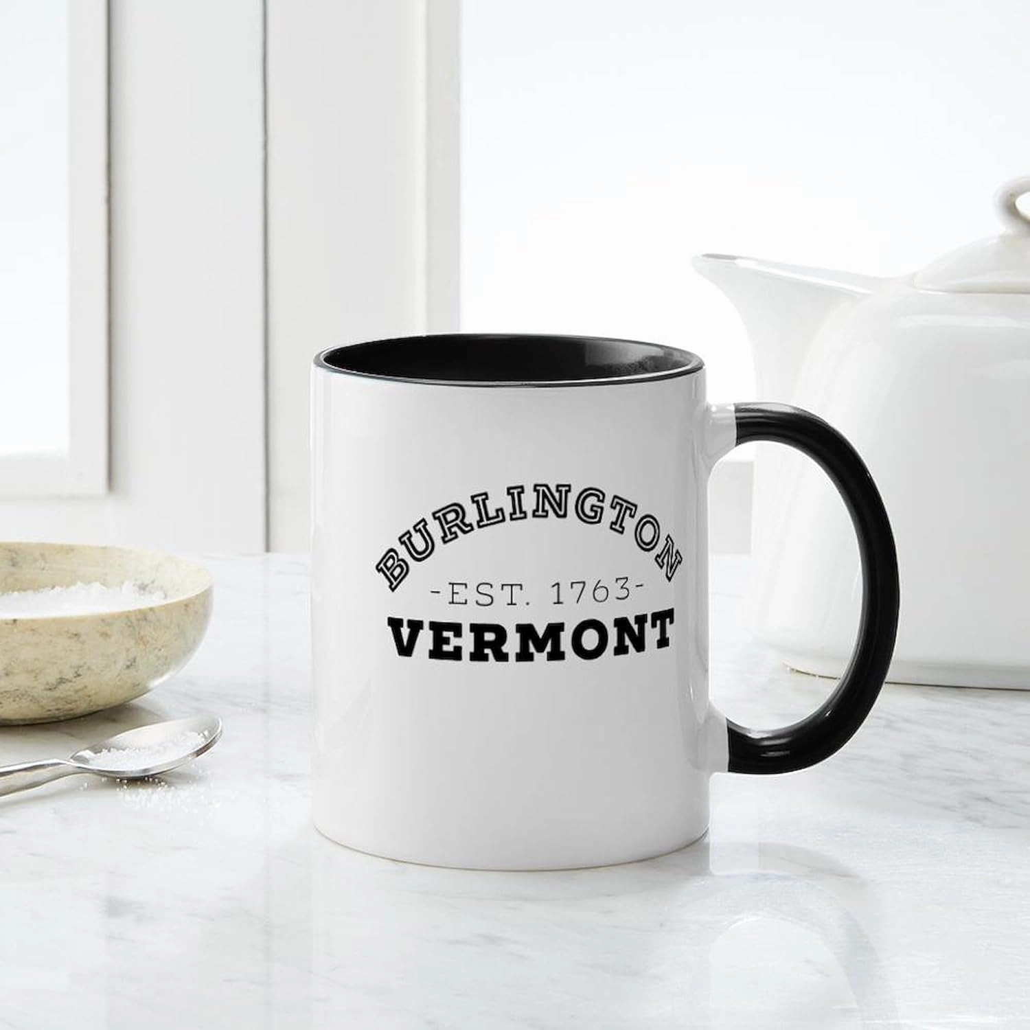 CafePress Burlington Vermont Mugs 11 oz (325 ml) Ceramic Coffee Mug