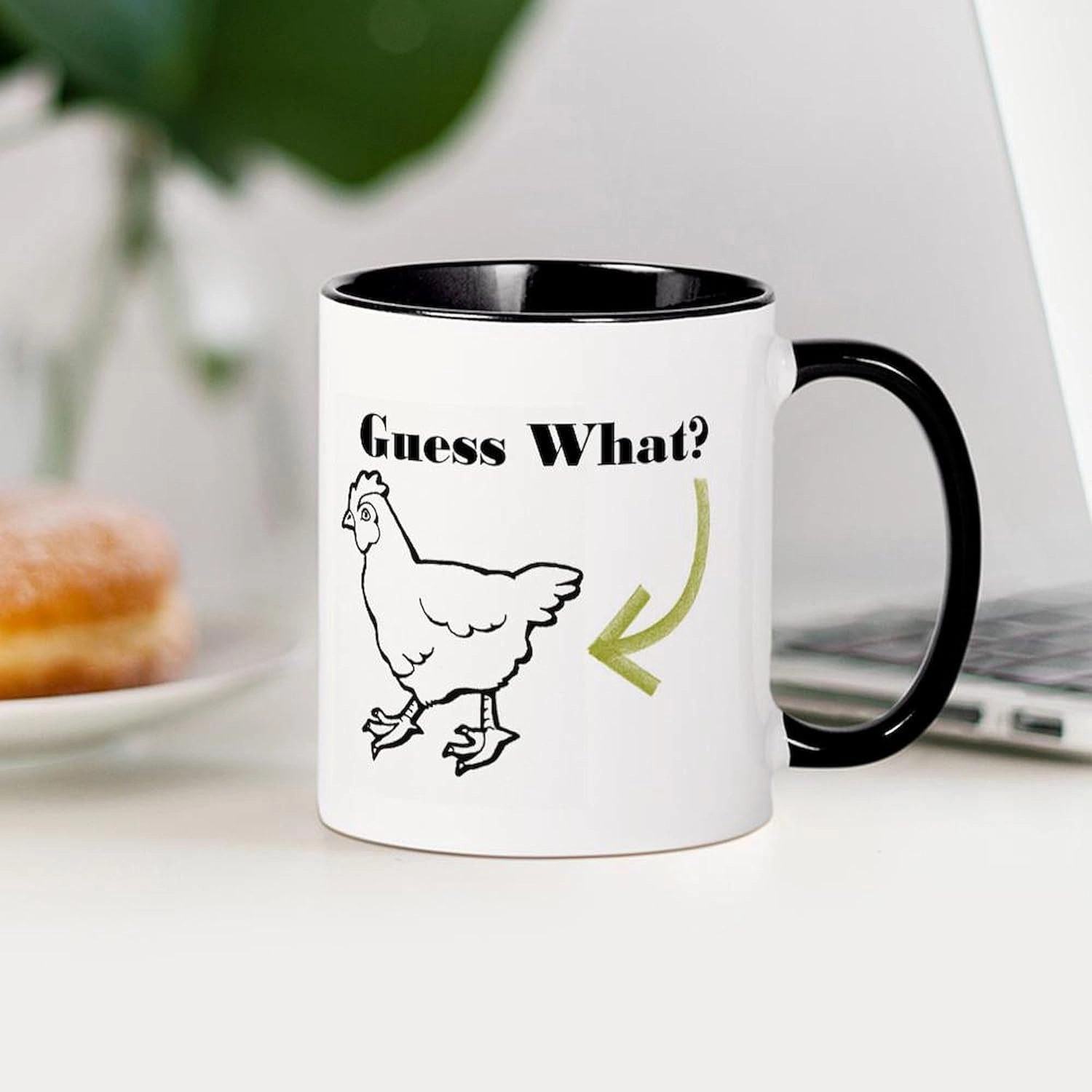 CafePress Chicken Butt Mug 11 oz (325 ml) Ceramic Coffee Mug