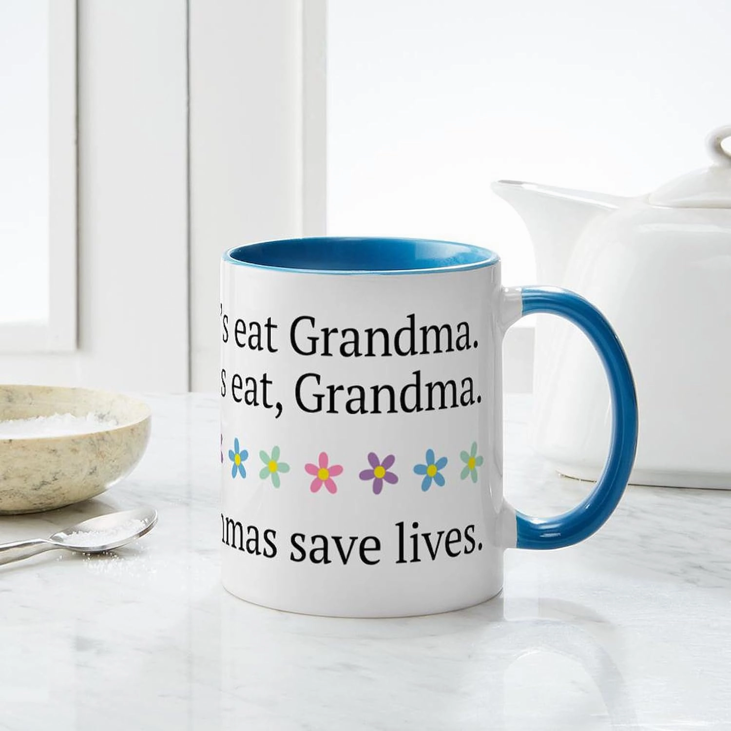 CafePress Commas Save Lives 11 oz (325 ml) Ceramic Coffee Mug