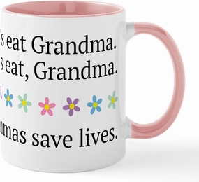 CafePress Commas Save Lives 11 oz (325 ml) Ceramic Coffee Mug