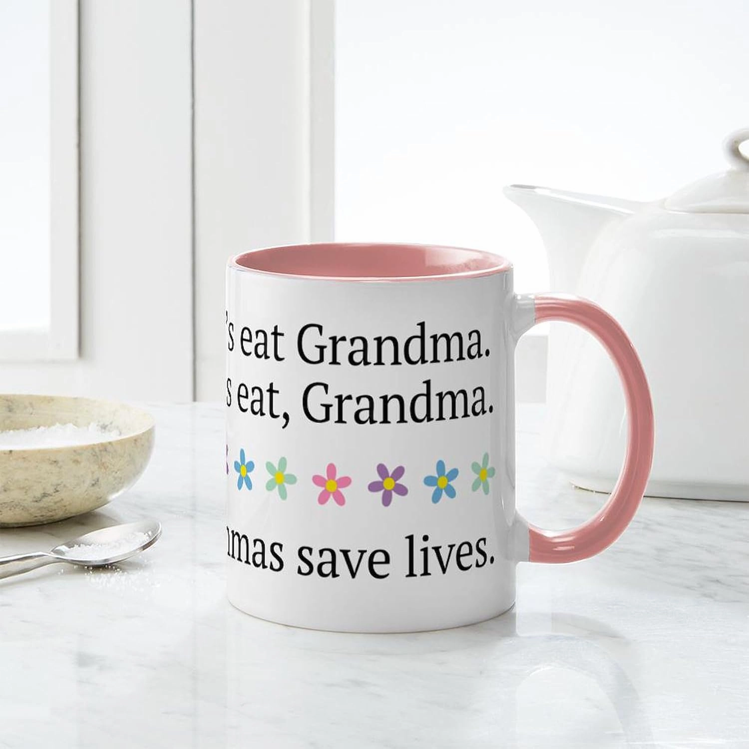 CafePress Commas Save Lives 11 oz (325 ml) Ceramic Coffee Mug